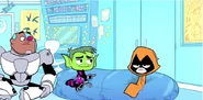 Beast Boy likes Orange Raven.