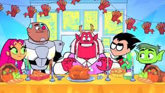 Thanksgiving/Transcript, Teen Titans Go! Wiki