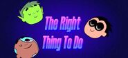 "The right thing to do"