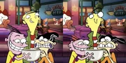 A side-by-side comparison between the Eds in the pre-release and final versions of the episode.