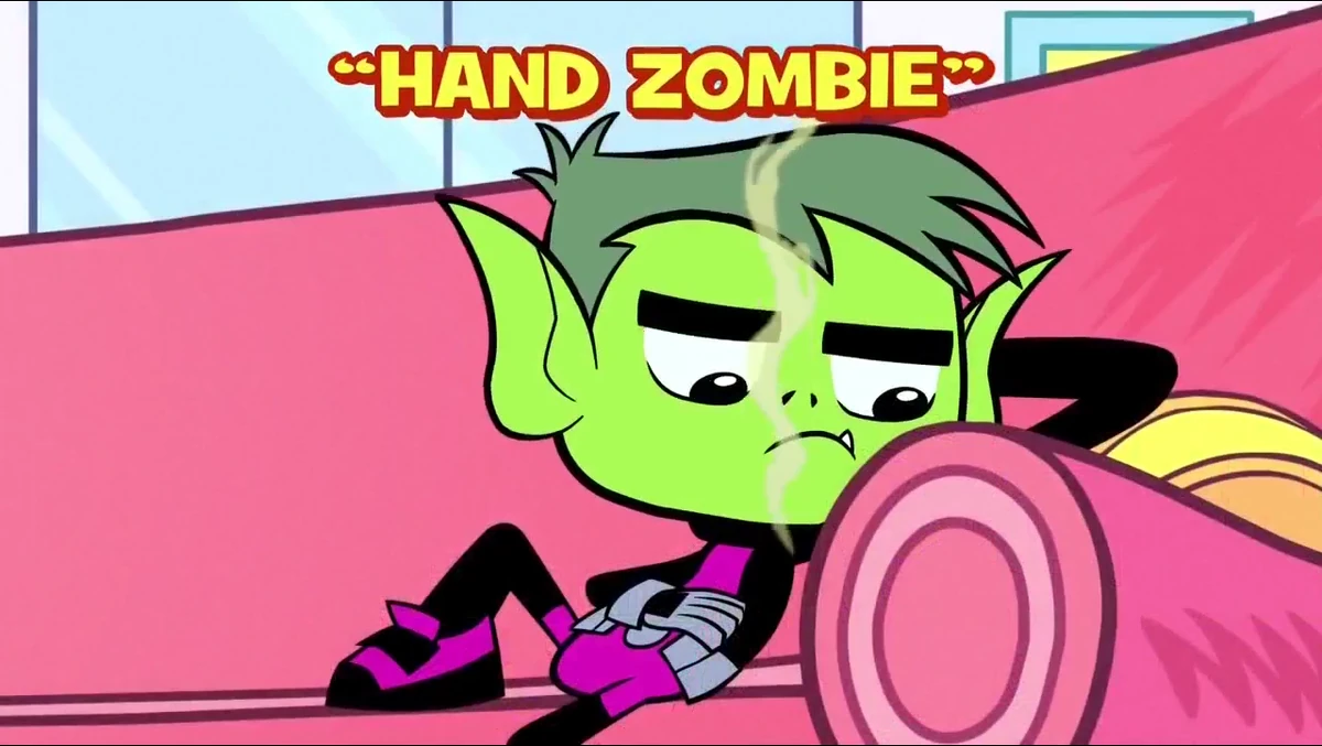 Hand Zombie/Transcript Teen Titans Go! Wiki Fandom