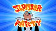 Looks like Cyborg isn't happy about Slumber Parties...
