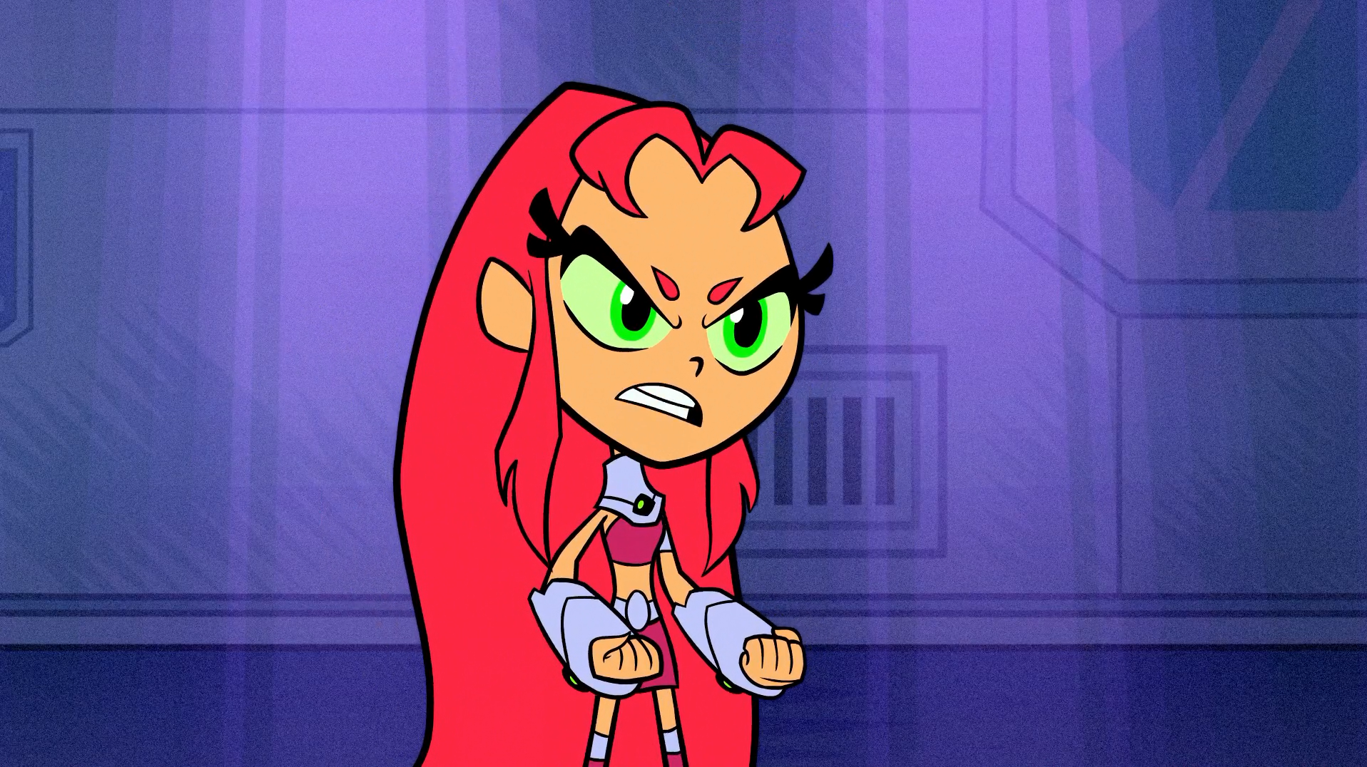 starfire teen titans go angry