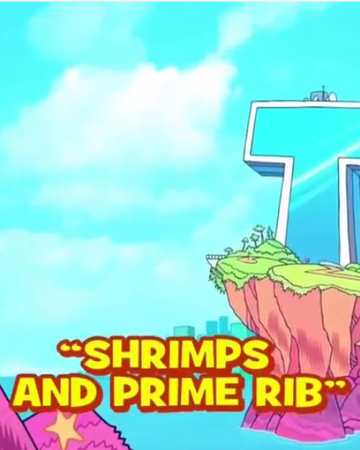 Shrimps And Prime Rib Teen Titans Go Wiki Fandom - roblox id songs shrimps