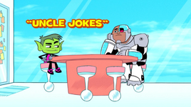 Uncle jokes title card