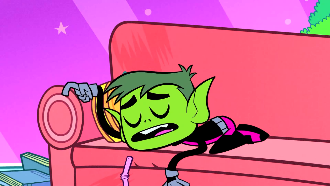 teen titans go beast boy cat