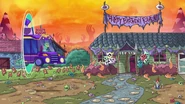 Raven's family's suburban house