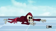 Katarou's dead skeleton