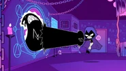 Raven subdues the Demon.