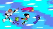 Titans, Go-wait. Why are Cy and Beastie good with the Titans in this pic? I'm- I honestly don't know. IDK.