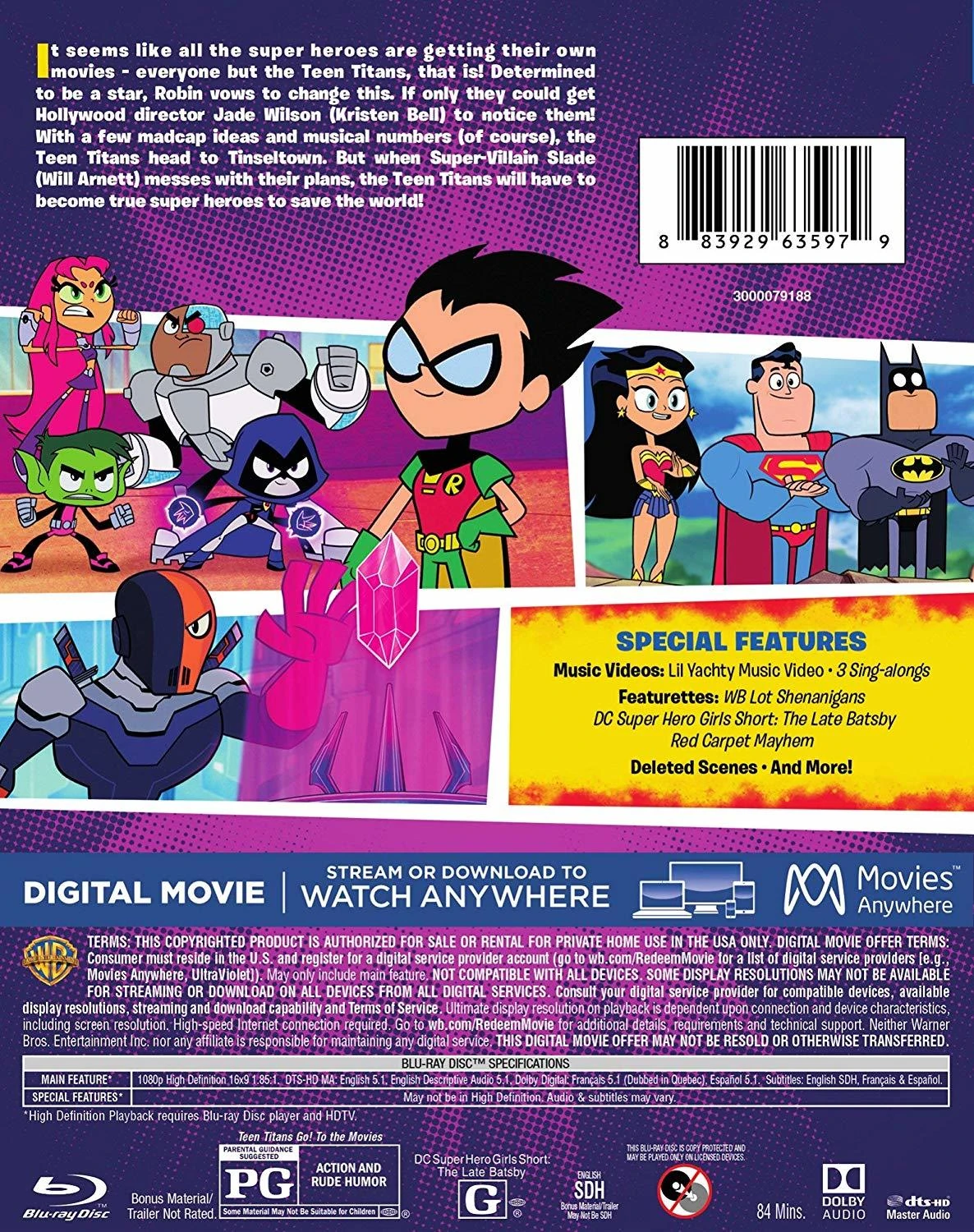 Teen Titans Go To The Movies Dvd Teen Titans Go Wiki Fandom