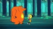 Grizzly Bear cameo in Two Bumble Bees and a Wasp