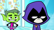 Beast boy proves raven