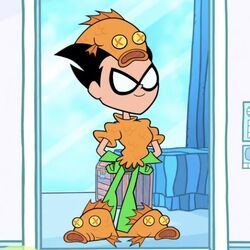 : Youth: Teen Titans Go- Robin Uniform (Front/Back Print