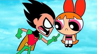 Sneak peek: Teen Titans meet the Powerpuff Girls for cartoon crossover