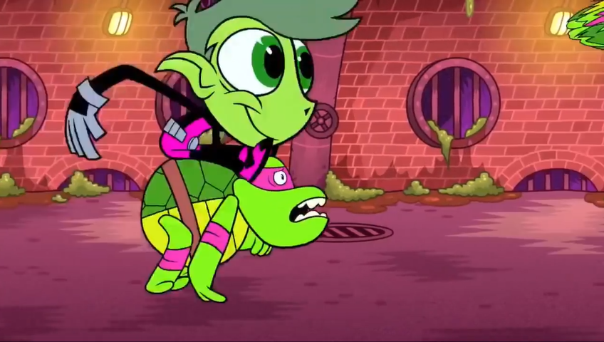 teen titans go beast boy pig