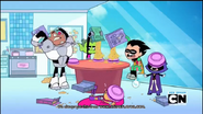 Now Beast Boy has trouble pouring cereal...