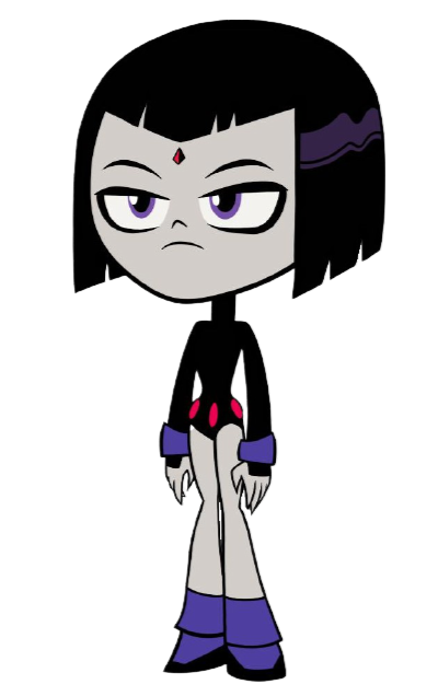 teen titans raven no hood