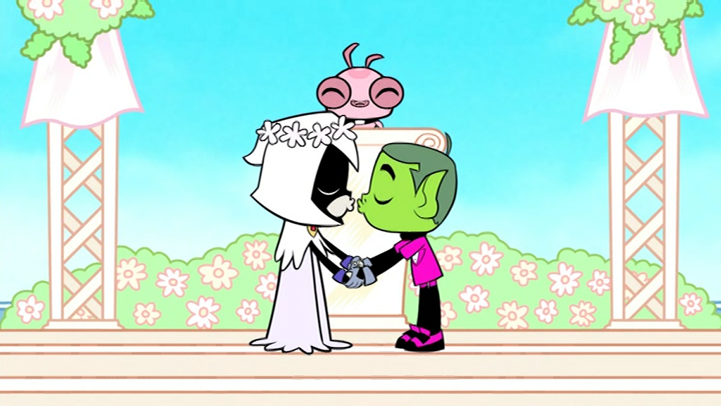 raven and beast boy moments