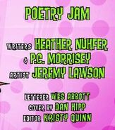 "Poetry Jam", another job well done by Quinn.