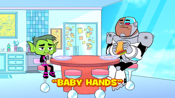 Baby hands title card