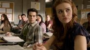 3x01 Lydia and Stiles in class