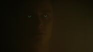 Glowing eyes hellhound parrish green