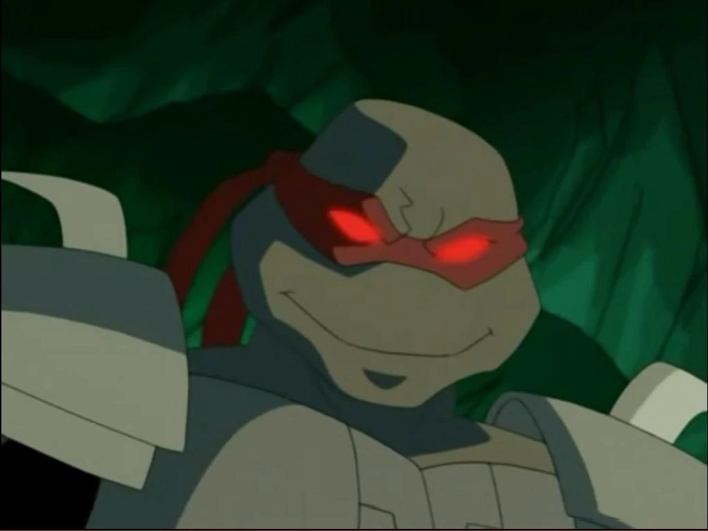 Черепашки ниндзя с белыми глазами