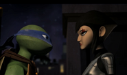 Tmnt 2012 leo and karai by mvaleria-d61hhhq