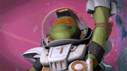 Dimension X Michelangelo Changes Into Savage Mikey