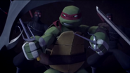 Raph in battle