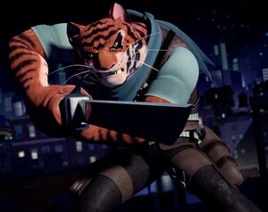 Takeshi as a Mutant Bengal Tiger.