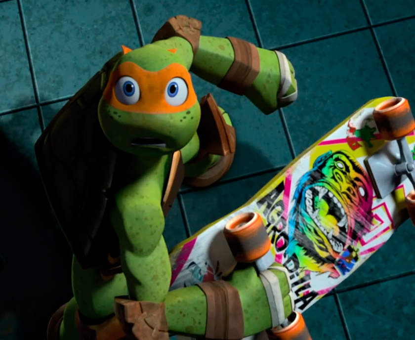 Custom Teenage Mutant Ninja Turtles Michelangelo Skateboard