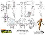 Dimension X April O'Neil Concept Art