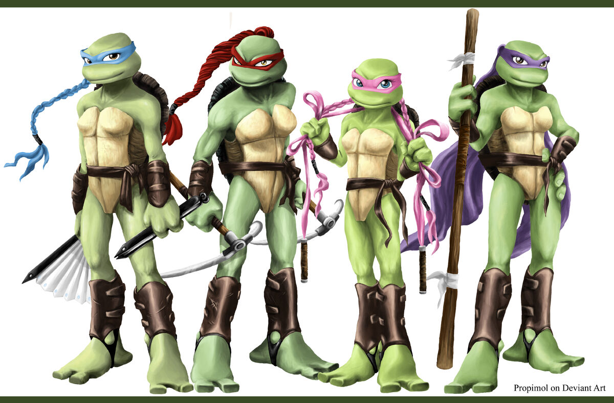 female ninja turtle