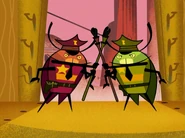 Cluster Police Drones as royal guards for Vexus' palace.