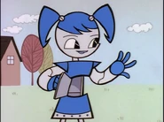 Jenny throws away the Ice Cream from her tummy container
