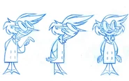Sketches of Dr. Nora Wakeman’s pilot design.