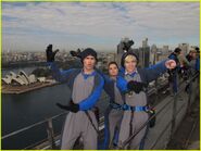 Maia, Spencer, and Ross Harbour Bridge Climb