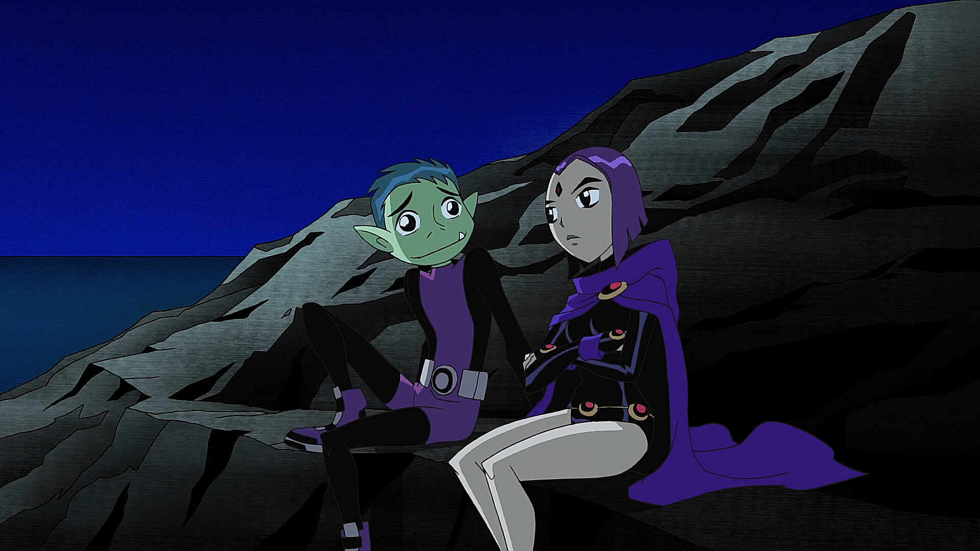 beast boy and raven