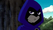 Raven respects that Beast Boy does not eat meat. She asks him to please respect that she does not eat fake meat.