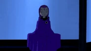 Raven projecting her soul-self.