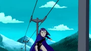 Raven in hand-to-hand combat.