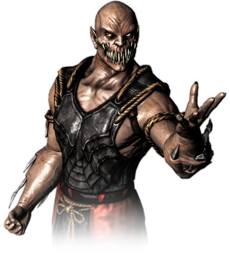 nathanprice: Baraka the Mortal Kombat character, in the style of
