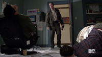 Teen Wolf Season 3 Episode 2 Tyler Posey Dylan O'Brien Linden Ashby Scott McCall Stiles and Sheriff Stilinski