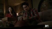 Teen Wolf Season 3 Episode 24 The Divine Move Dylan Obrien Arden Cho Stiles and Kira at Yukimuras Residence