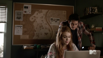 Teen Wolf Season 4 Episode 9 Perishable Stiles and Lydia code breaking