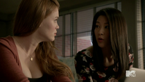 Teen Wolf Season 4 Episode 4 The Benefactor Lydia and Kira in class