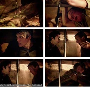 Stiles arrive au Nemeton et sauve les autres.