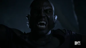 Boyd transformado en Lobo.